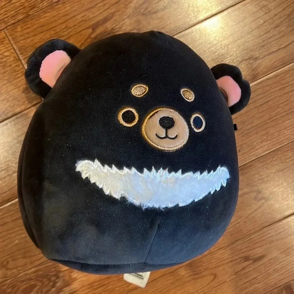 Squishmallows grey black pink ears Stuffed  Animal - Picture 9 of 9